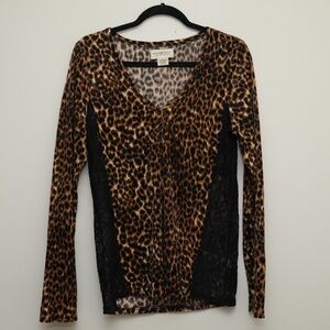 Denim & Supply Ralph Lauren Leopard Print Blouse